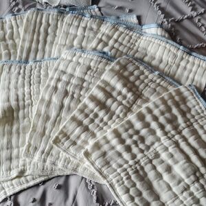 Lot Of 12 Cloth Diaper Prefolds - Newborn to 3 Mo
